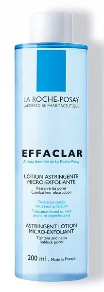 La Roche-Posay Effaclar Lozione Astringente Esfoliante per Pelli Grasse 200 ml
