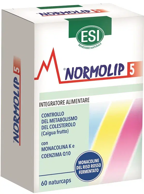 Esi Normolip 5 Integratore per il Controllo del Colesterolo 60 Naturcaps