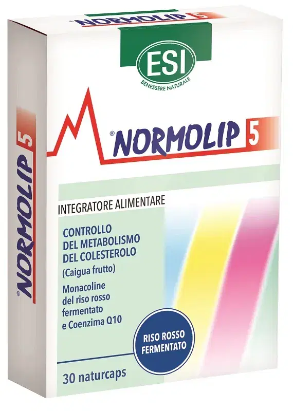 Esi Normolip 5 Integratore per il Controllo del Colesterolo 30 Naturcaps