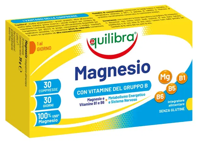 Equilibra Magnesio Integratore Per Il Sistema Nervoso 30 Compresse