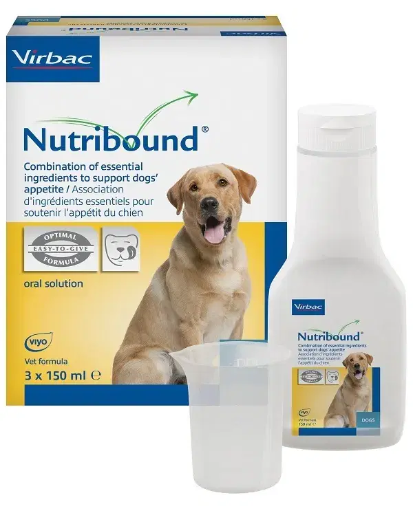Virbac Nutribound Integratore Convalescenza Cani 3 Flaconi da 150 ml