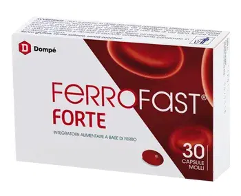 Ferrofast Forte Integratore Alimentare a base di Ferro 30 Capsule
