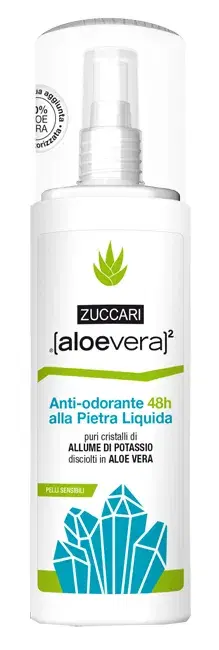 Zuccari Aloevera2 Anti-Odorante alla Pietra Liquida 48H 100 ml