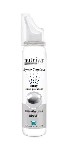 Nutriva Argento Colloidale Naso e Orecchie Adulti 100 ml