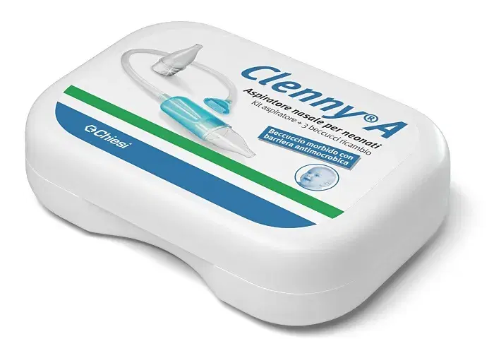 Chiesi Linea Dispositivi Medici Clenny A Aspiratore Nasale per Neonati 3 Ricambi