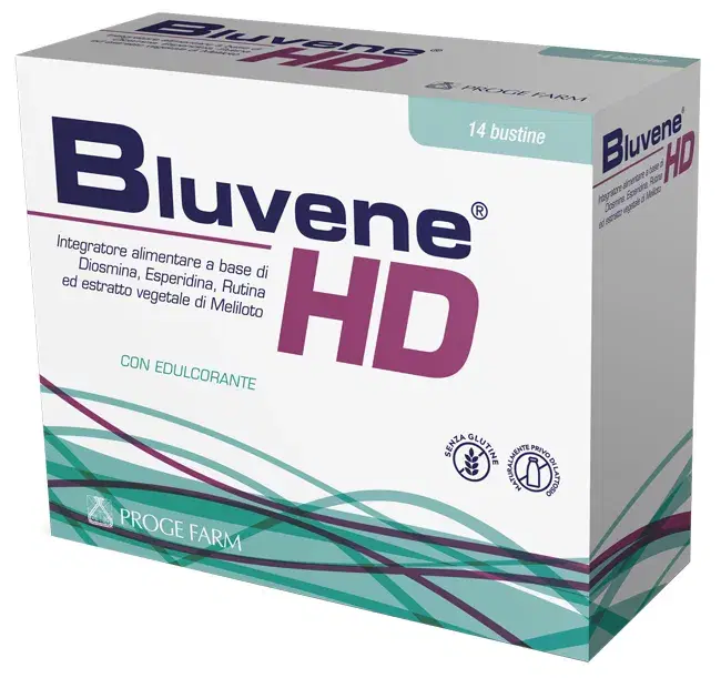 Bluvene Hd Integratore per la Funzionalità Venosa 14 Bustine 63 G