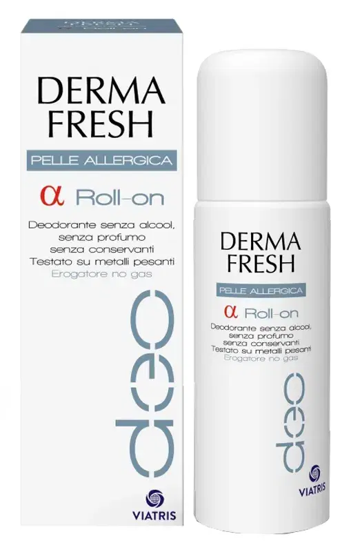Dermafresh Deo Alfa Roll-on Deodorante per Pelle Allergica 75 ml