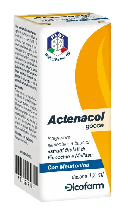 Dicofarm Actenacol Gocce Integratore per le Funzioni Digestive 12 ml