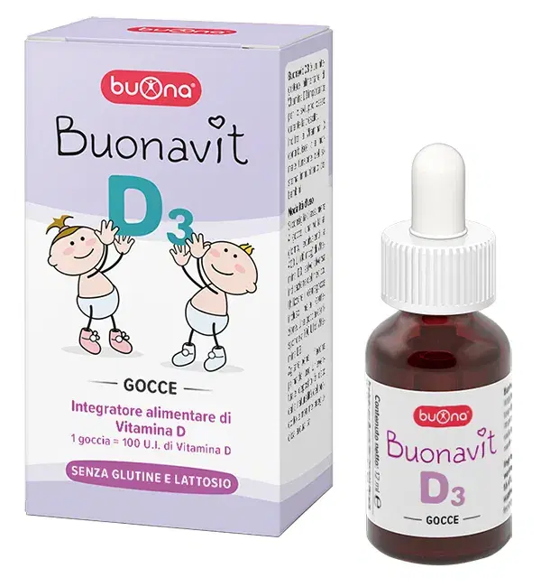 BuonaVit D3 Integratore Alimentare di Vitamina D Gocce 12 ml