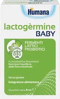 Humana Lactogèrmine Baby Gocce Integratore Fermenti Lattici Flacone 7,5g