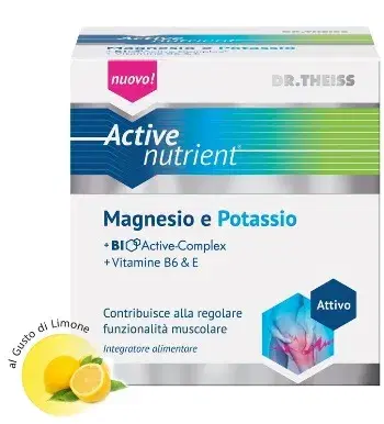 Dr. Theiss Active Nutrient Magnesio e Potassio Integratore di Sali Minerali 20 B