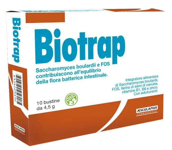 Aesculapius Linea Intestino Sano Biotrap Integratore Alimentare 10 Buste