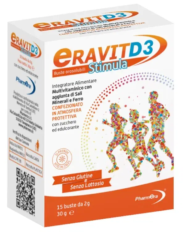 Eravit D3 Stimula Integratore Multivitaminico 15 Bustine da 2 g