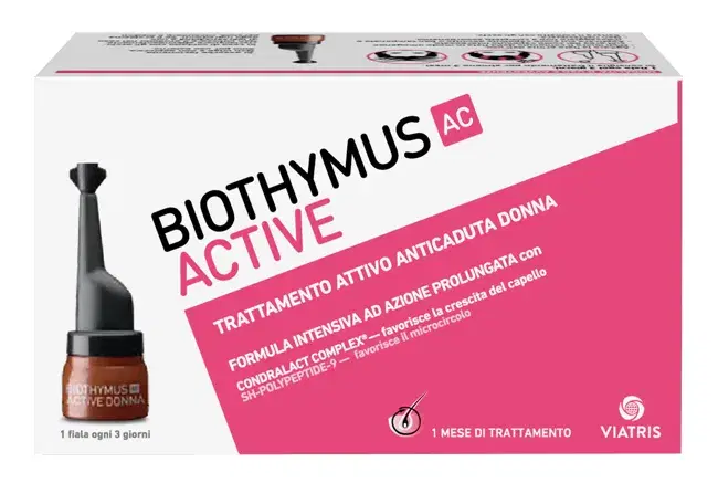 Biothymus AC Active Trattamento Attivo Anticaduta Donna 10 Fiale