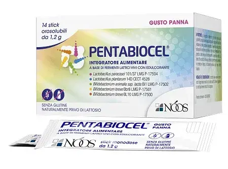 Pentabiocel Integratore Fermenti Lattici Vivi 14 Bustine Stick