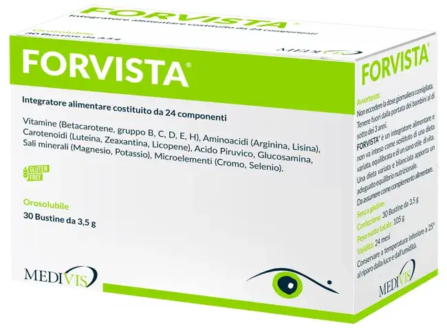 Medivis Linea Salute degli Occhi Forvista Integratore Alimentare 30 Buste