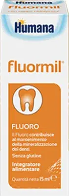 Humana Fluormil Fluoro Integratore in Gocce 15 ml