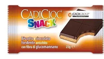 Cadicioc Snack Fondente Biscotto e Cioccolato 1 Barretta