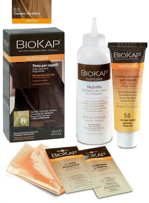 Biokap Nutricolor Tinta Per Capelli Colore 5.3 Castano Oro Chiaro