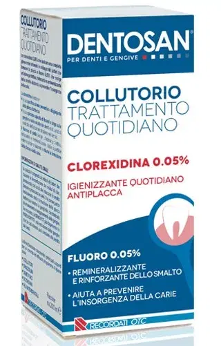 Dentosan Collutorio Trattamento Quotidiano Clorexidina 0,05% Antipalcca 200 ml