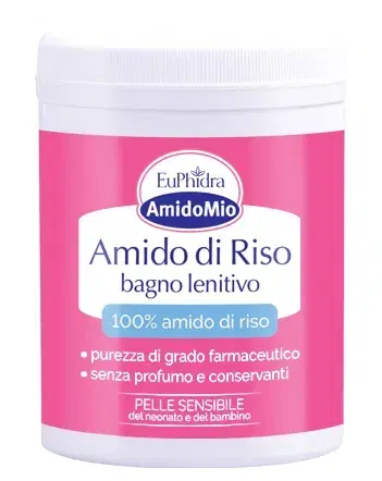 Euphidra Amidomio Amido Di Riso Bagno Lenitivo Polvere 200 G
