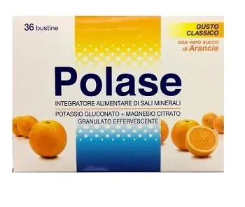 Polase Classico Integratore Magnesio e Potassio Gusto Arancia 36 Bustine