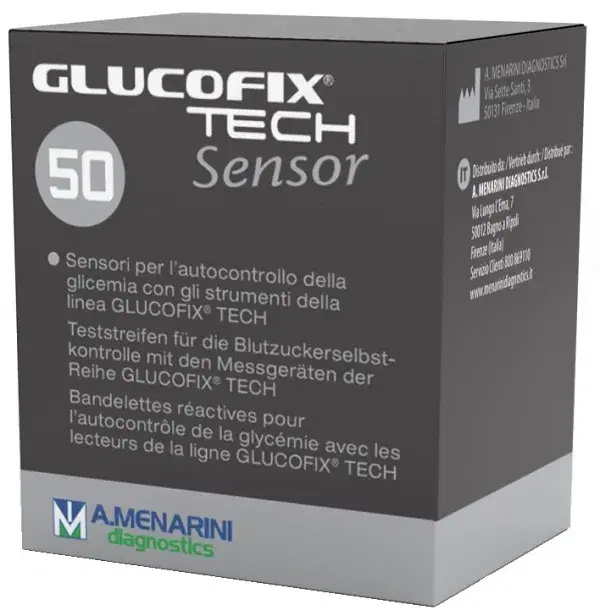 Glucofix Tech Sensore di Glicemia 50 strisce