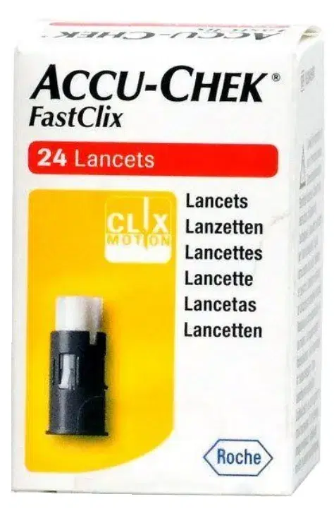 Accu-Chek FastClix 24 Lancette Pungidito per il Controllo della Glicemia