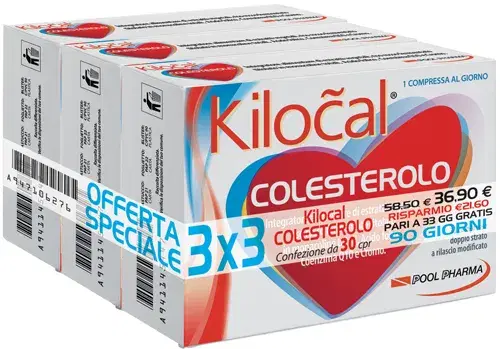 Kilocal Colesterolo Integratore Alimentare Con Estratti Vegetali 30 Compresse