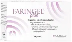 Faringel Plus Integratore Alimentare per il Reflusso Gastroesofageo 20 stick