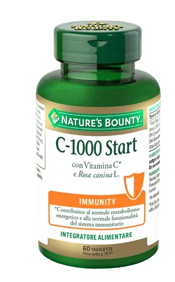 Nature's Bounty C-1000 Start Integratore Difese Immunitarie 60 Tavolette