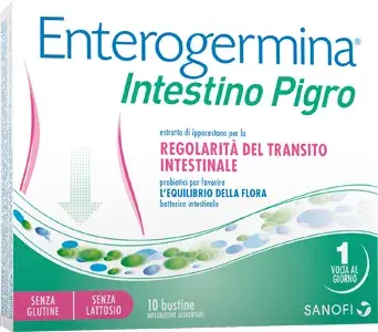 Enterogermina Intestino Pigro Integratore Euilibrante Flora Batterica 10 Bustine