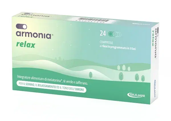 Armonia Relax 1 Mg Integratore a base di Melatonina 24 Compresse
