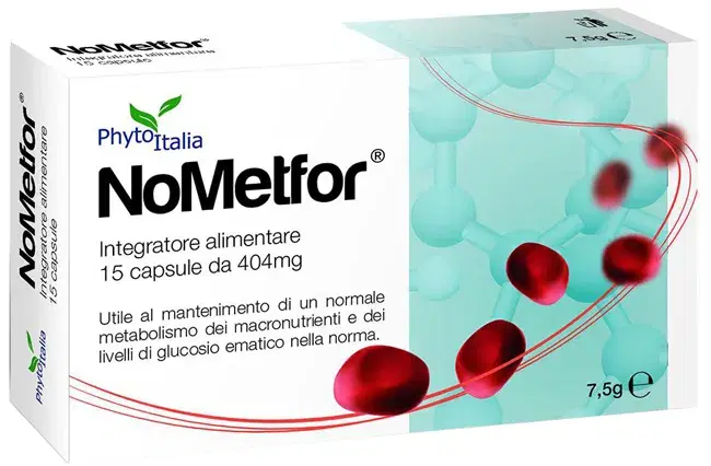 Nometfor Integratore per il Controllo del Metabolismo Glucidico 15 Compresse