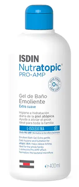 Isdin Nutratopic Pro-amp Gel Detergente per Pelle Atopica 400 ml