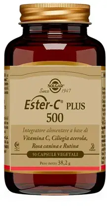 Solgar Ester C Plus 500 Solgar 50 Capsule Vegetali