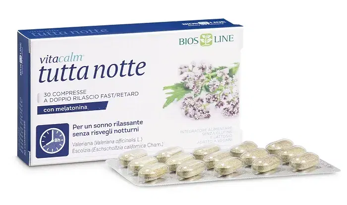 Bios Line Vitacalm Tutta Notte Mel 60cpr