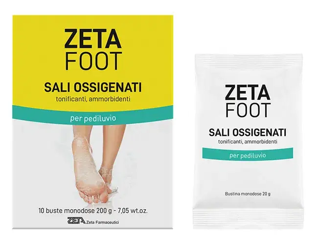 Zeta Foot Sali Ossigenati Pediluvio 10 Buste Monodose 200 g