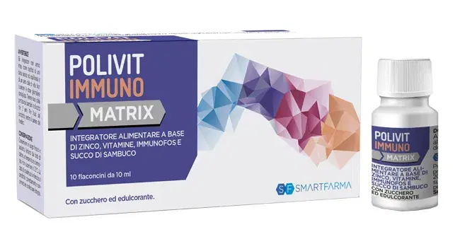 Polivit Immuno Matrix in Flacone da 10 ml per Supporto Immunitario