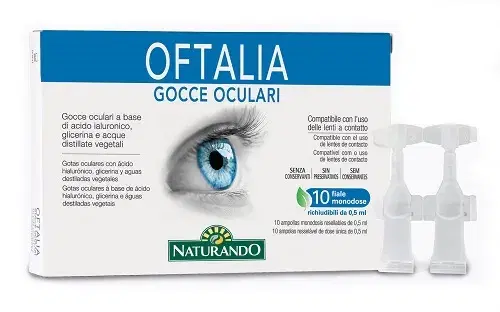 Oftalia Gocce Oculari Idratanti con Acido Ialuronico 5 ml