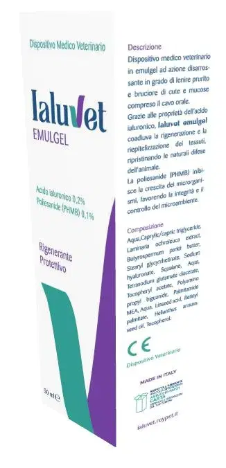 IaluVet Emulgel Idratante e Lenitivo per Animali 50 ml