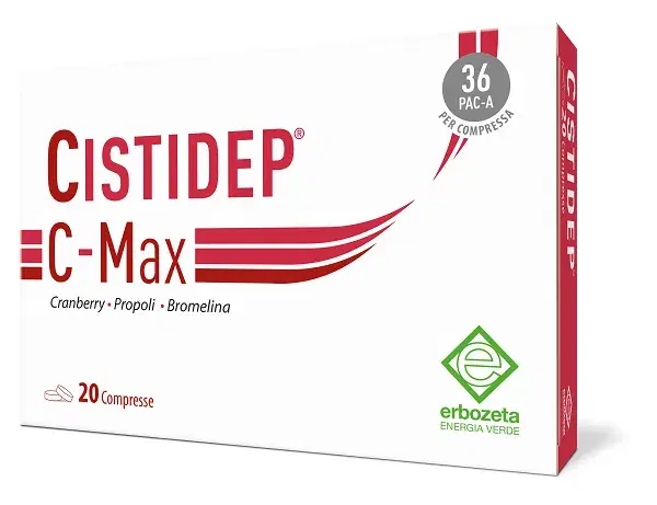 Cistidep C-Max Integratore per Benessere delle Vie Urinarie 20 Compresse