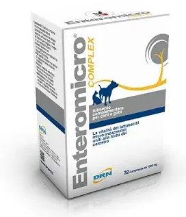 DRN Enteromicro Complex Integratore Intestino Cani E Gatti 32 Compresse