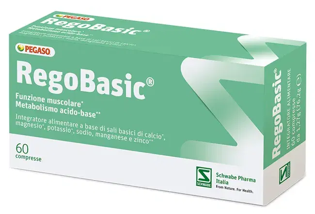 Pegaso Linea Alcalinizzante RegoBasic Integratore Alimentare 60 Compresse