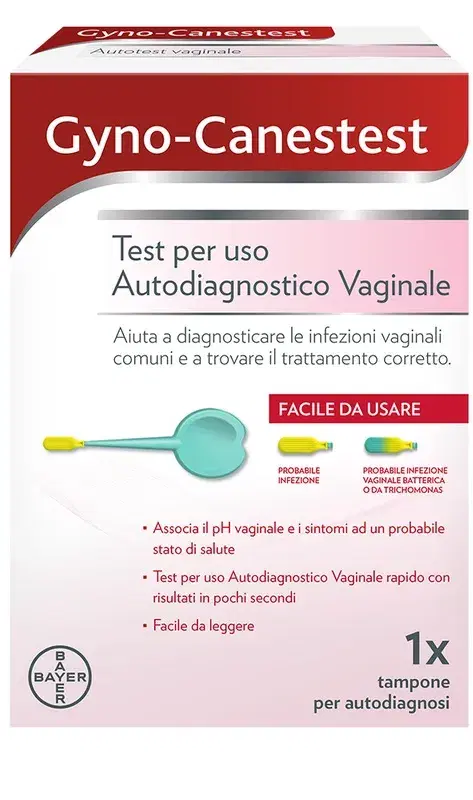 Gyno-Canestest Autotest Vaginale Diagnosi Infezioni Vaginali Candida Vaginosi Batterica 1 Tampone