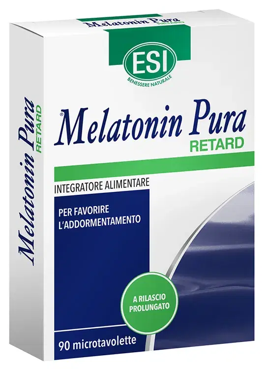 Melatonin Pura Retard Integraziore per il Sonno 90 microtavolette a Rilascio Graduale