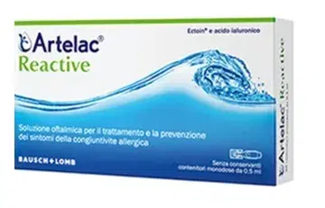 Artelac Reactive Soluzione Oftalmica Monodose 10 Unita' Da 0,5 Ml