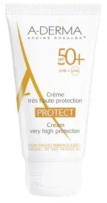 A-Derma Protect SPF50+ Crema Viso Protezione Molto Alta 40 ml