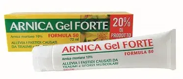 Sella Arnica 10% Gel Forte Formula 50 per Contusioni Muscolari 72 ml