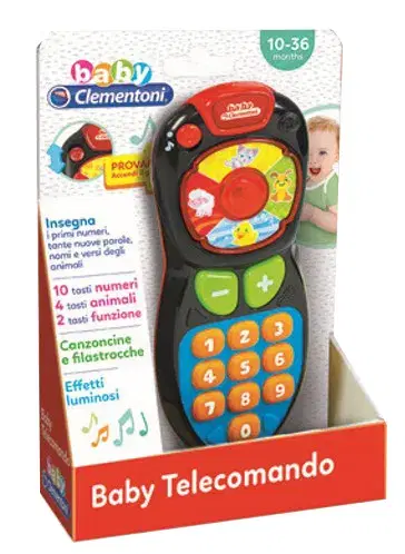 Clementoni Baby Gioco Telecomando Interattivo per Bambini